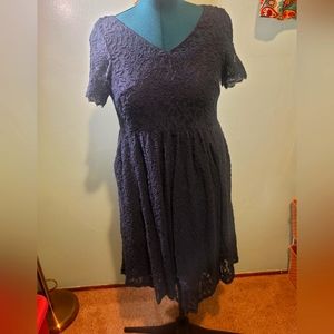 Torrid 00 Black Lace Dress